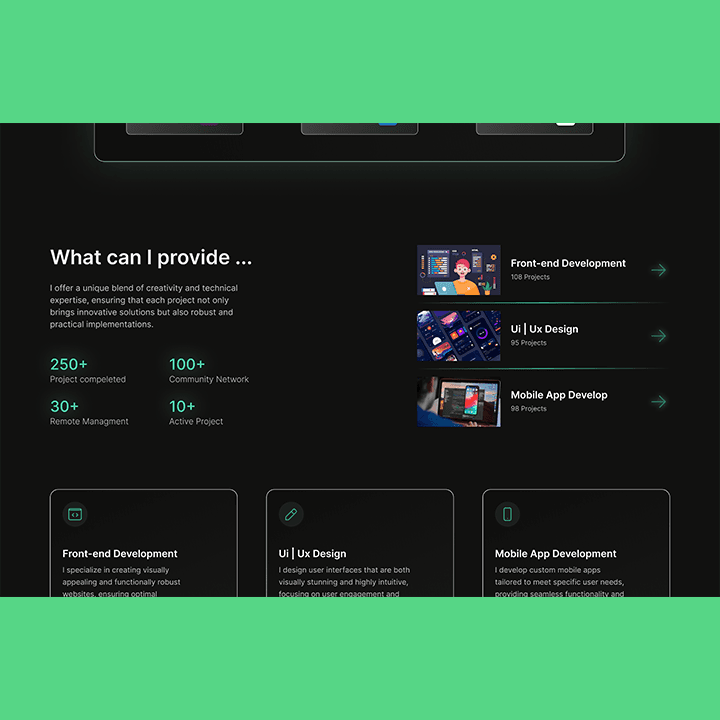 Simple Portfolio Website, image 2