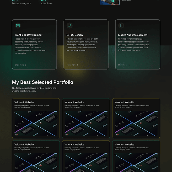 Simple Portfolio Website, image 3