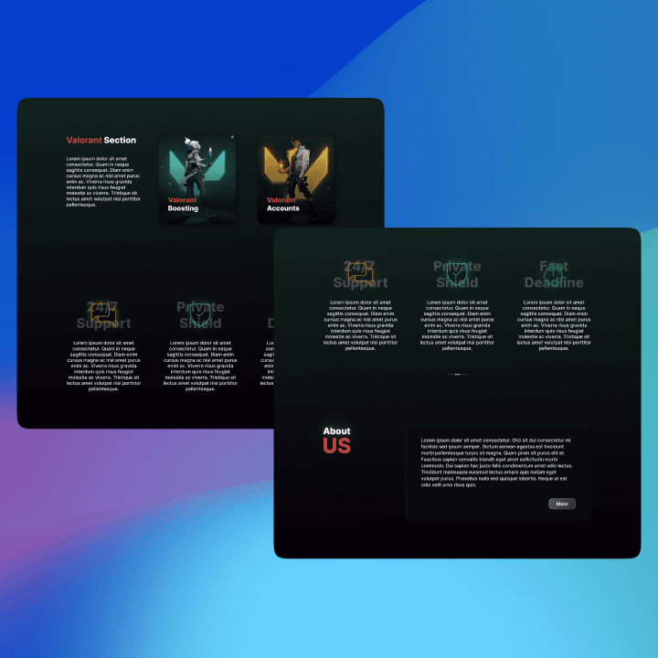 Valorant Boosting Website